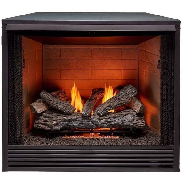 36In. Universal Ventless Firebox Insert - Zero Clearance Design - Mo, Procom, Mfr#: PC36VFC