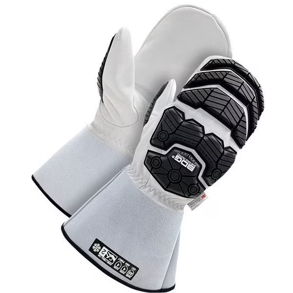 Lined Grain Goatskin Mitt, Medium, Bdg, Mfr#: 50-9-5010-M