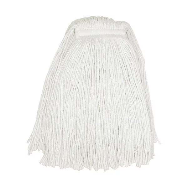 Genuine Joe Wet Mop Refill, Rayon, Cut End, Narrow Band, 24oz, Natural