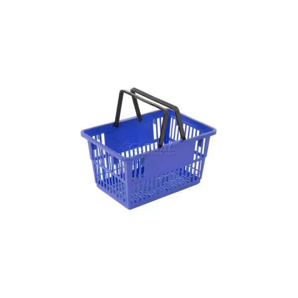 Good L  Large Shopping Basket with Plastic Handle 33 Liter 1938L x 1314W x 10H Blue, Good L, Mfr#: LARGE-ROYAL
