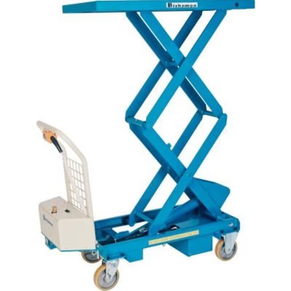 Bishamon MobiLift Battery Powered Double Scissor Lift Table 1100 Lb. Cap., Bishamon Industries., Mfr#: BX-50WB