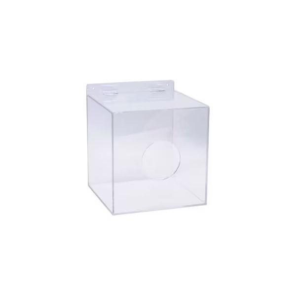 Brady Personal Protection Equipment PPE Dispenser, Acrylic, 10inW x 10inH, Brady, Mfr#: DPE