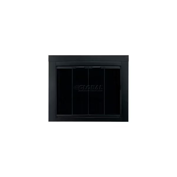 Pleasant Hearth Ascot Fireplace Glass Door Black AT-1002 43-1/2