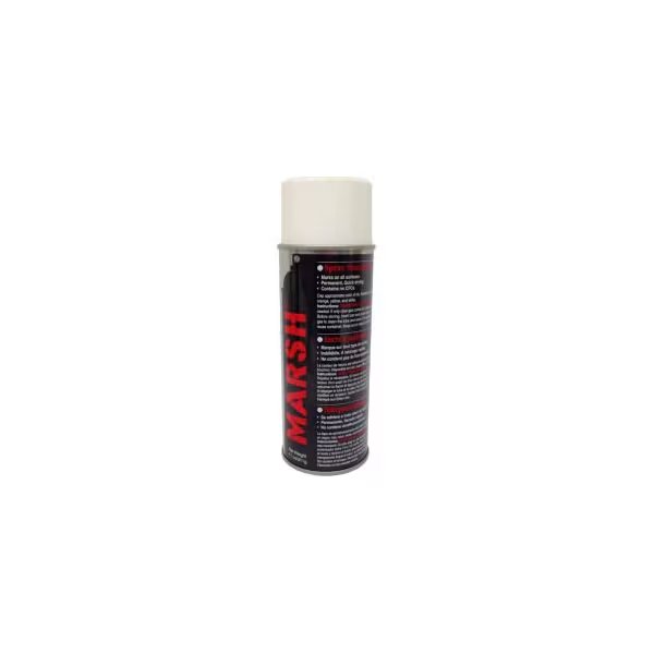 Marsh Spray Stencil Ink, 11 Oz, White, Marsh Shipping Supply Co, Mfr#: 30400