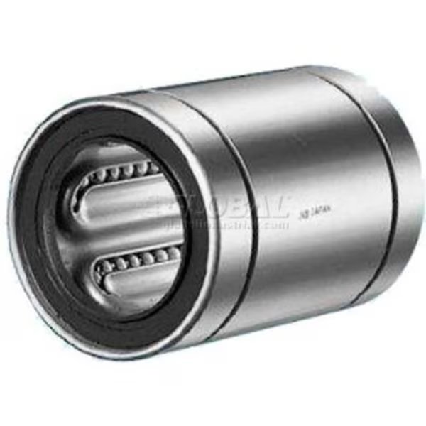 NB Corp Stainless Steel Closed Linear Bearing W/Resin Retainer, 3/8inID, 0.875inL, Nb Of America, Mfr#: SWS6G