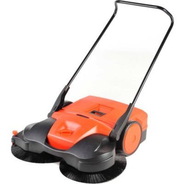 Haaga 38in Deluxe Triple Brush Push Power Sweeper -, Bissell Commercial, Mfr#: HAAGA 497