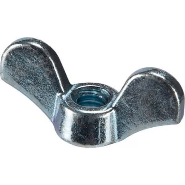 Wing Nut, 3/8"-16, Malleable Iron, Zinc Plated, Peerless Hardware Mfg, Mfr#: 0-EF-700E87-
