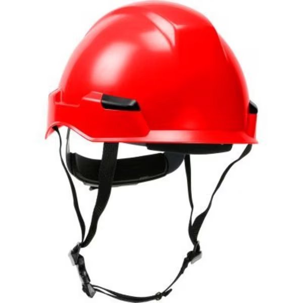 Dynamic Rocky Industrial Climbing Helmet Polycarbonate / ABS Shell, Ratchet Adjustment, Red, Pip, Mfr#: 280-HP142R-15