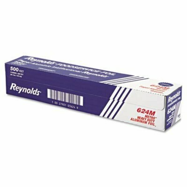 Reynolds, METRO ALUMINUM FOIL ROLL, LIGHT GAUGE, 18in X 500 FT, SILVER, Reynolds, Mfr#: 624M