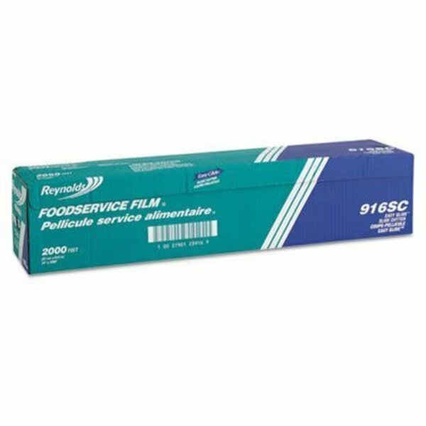 Reynolds, PVC FILM ROLL WITH CUTTER BOX, 24in X 2000 FT, CLEAR, Reynolds, Mfr#: 916