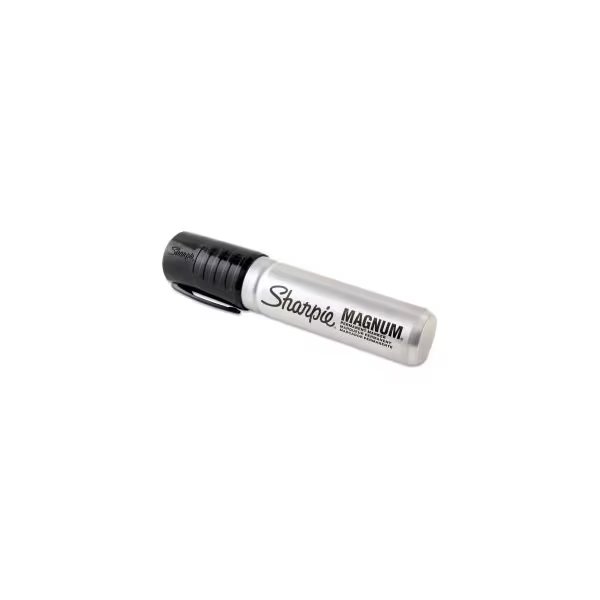 Sharpie Magnum Permanent Marker - Black - Dozen, Sanford, Mfr#: 44001BX