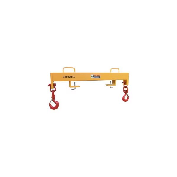 Lif-Truc Fork Lift Beam, Double Fork, Double Swivel Hook, 10, 000lb., Caldwell Group., Mfr#: 15S-5-24
