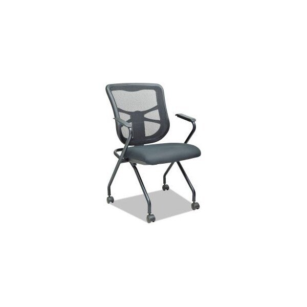 Alera Elusion Nesting Chairs - Mesh Back - 2 Per Carton, Alera, Mfr#: ALEEL4914