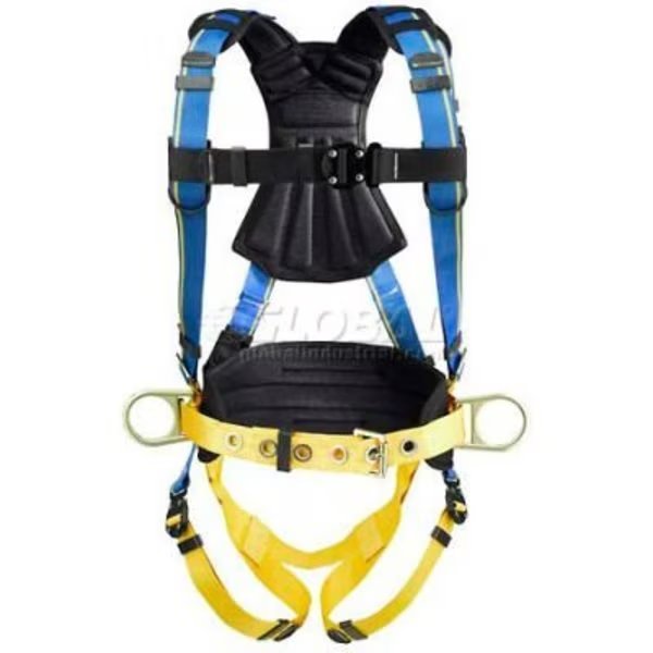 Werner Blue Armor Construction Harness, Quick-Connect Buckle, M/L, Werner Ladder - Fall Protection, Mfr#: H133102