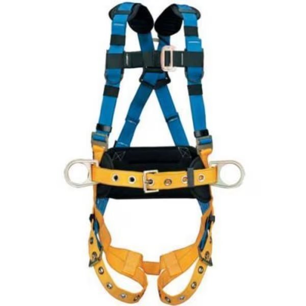 Werner LITEFIT Construction Harness, Tongue Buckle Legs, 2XL, Werner Ladder - Fall Protection, Mfr#: H332105