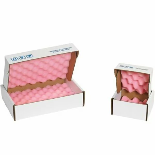 9 x 6 x 3-1/4'' Anti-Static Foam Shippers, 24PK, Bsc Preferred, Mfr#: S-5481