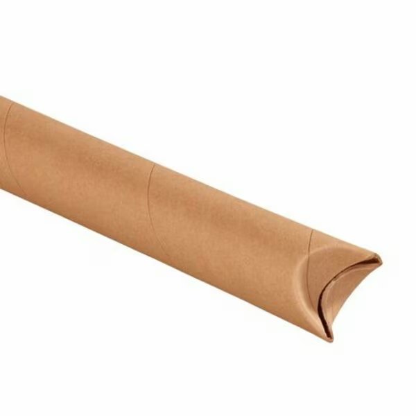2 x 36'' Kraft Crimped End Tubes, 50PK, Bsc Preferred, Mfr#: S-634