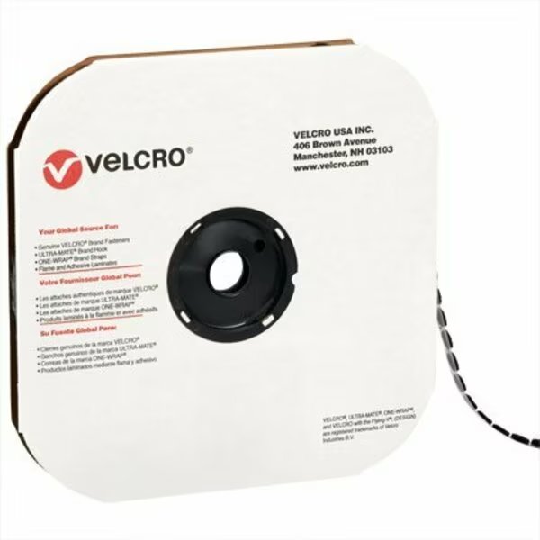 1/2'' - Loop - Black VELCRO Brand Tape - Individual Dots, 1440PK, Bsc Preferred, Mfr#: S-7847