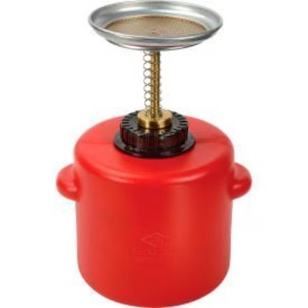Eagle Safety Plunger Can - 2 Quart Polyethylene, Justrite, Mfr#: P712
