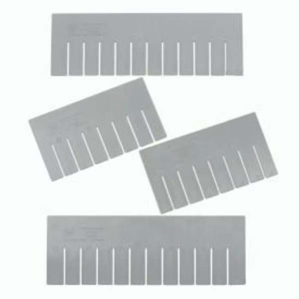 Global Industrial„¢ Width Divider DS93030 for Plastic Dividable Grid Container DG93030, Qty 6, Quantum Storage Systems, Mfr#: DS93030