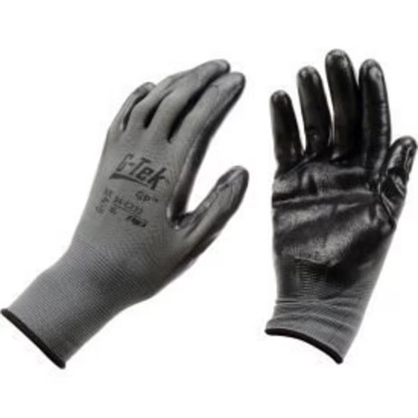 PIP® G-Tek® GP„¢ Nitrile Coated Nylon Grip Gloves, X-Large, 12 Pairs, Pip, Mfr#: 34-C232/XL
