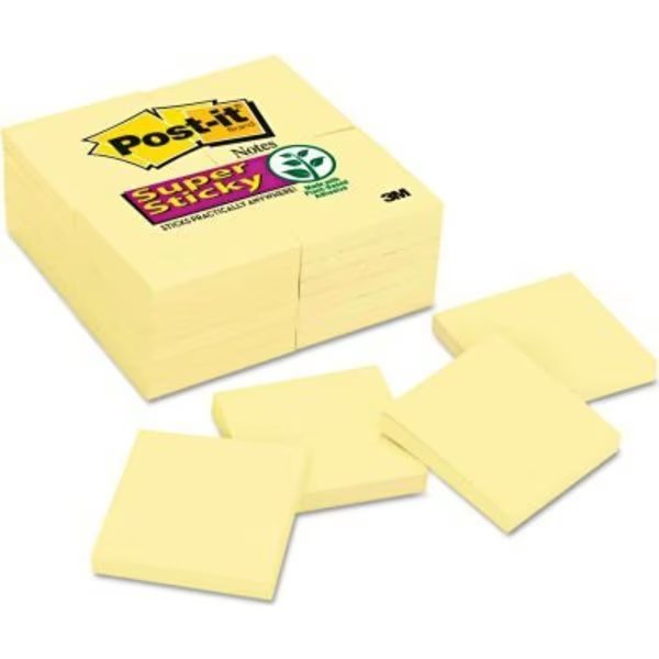 Post-it® Notes Super Sticky Notes 65424SSCY, 3