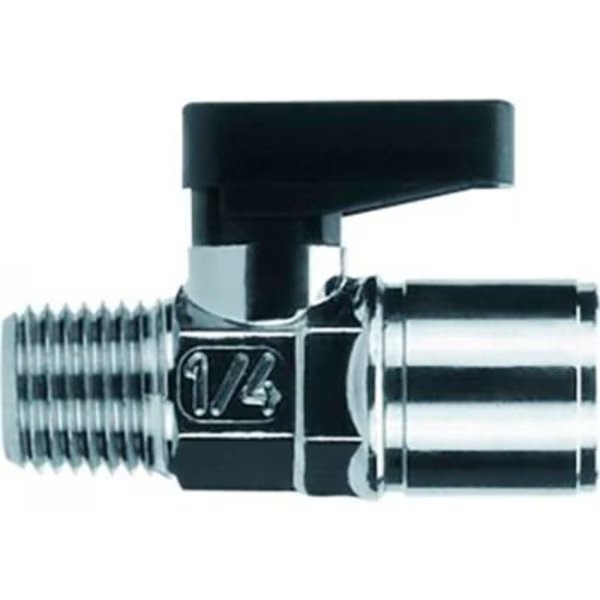 Aignep USA Ball Valve 1/2" Female BSPP, Alpha Technologies, Mfr#: 6400-1/2-1/2