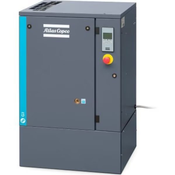 Atlas Copco G7-145 AFF, 10HP, Oil-Injected Rotary Screw, Floor, 145PSI, 3PH 208/230/460V w/Dryer, Atlas Copco, Mfr#: 8152103753