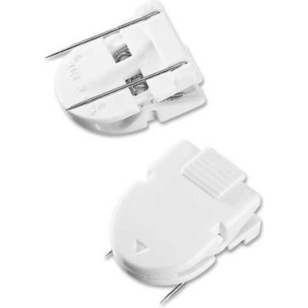 Advantus® Panel Wall Clips, 40 Sheet Capacity, White, 20/Pack, Advantus, Mfr#: 75301