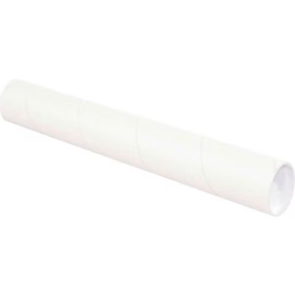 Mailing Tubes With Caps, 3