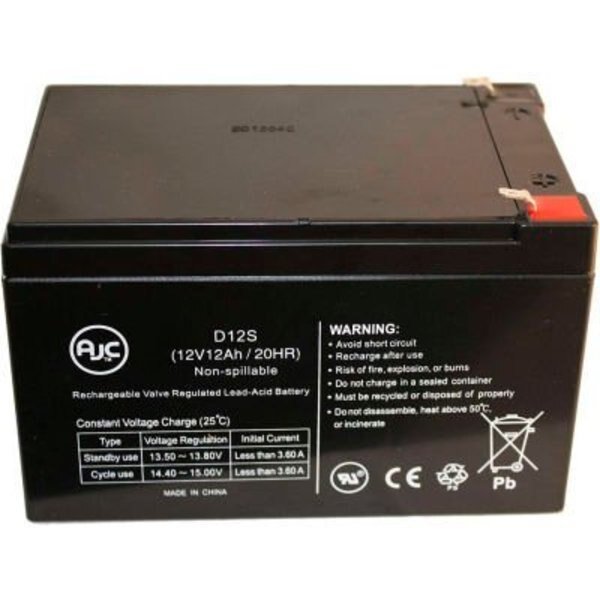 AJC¬Æ Pride Go-Go Ultra X - 4 wheel scooter 12V 12Ah Wheelchair Battery, Battery Clerk, Mfr#: PRIDE MOBILITY-GO-GO ULTRA X - 4 WHEEL