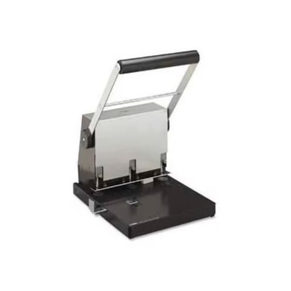 Carl® Heavy-Duty Three-Hole Punch, 300 Sheet Capacity, Gray, Carl Manufacturing, Mfr#: 63300