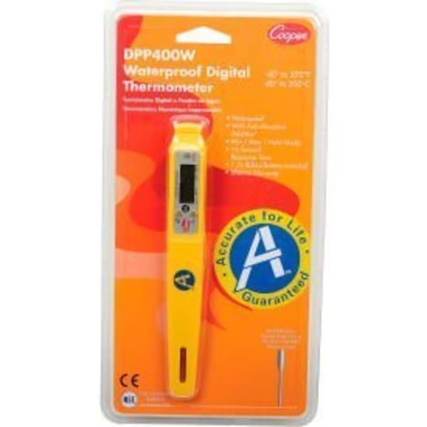 Cooper-Atkins® DPP400W - Digital Thermometer, Waterproof, Pen Style, Auto Shut-Off, Cooper-Atkins, Mfr#: DPP400W-0-8