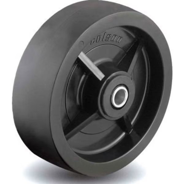 Colson® 2 Series Wheel 5.00006.839 SSWS - 6 x 2 Polyolefin 1/2 SS Roller Bearing - Black, Colson, Mfr#: 5.00006.839 SSWS