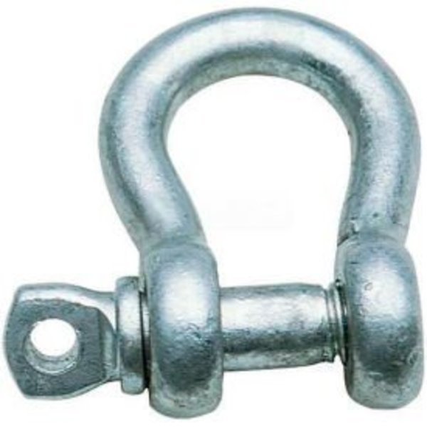 Elite Sales HG38SPAS 3/8" Galvanized Screw Pin Anchor Shackle - Pack of 10, Elite Sales, Mfr#: HG38SPAS
