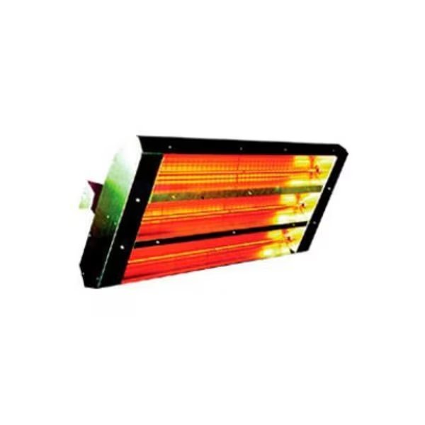 TPI 90Deg 3-Lamp Symmetrical Infrared Heater - 4800W 208V Silver, Tpi Industrial, Mfr#: 22390THSS208V