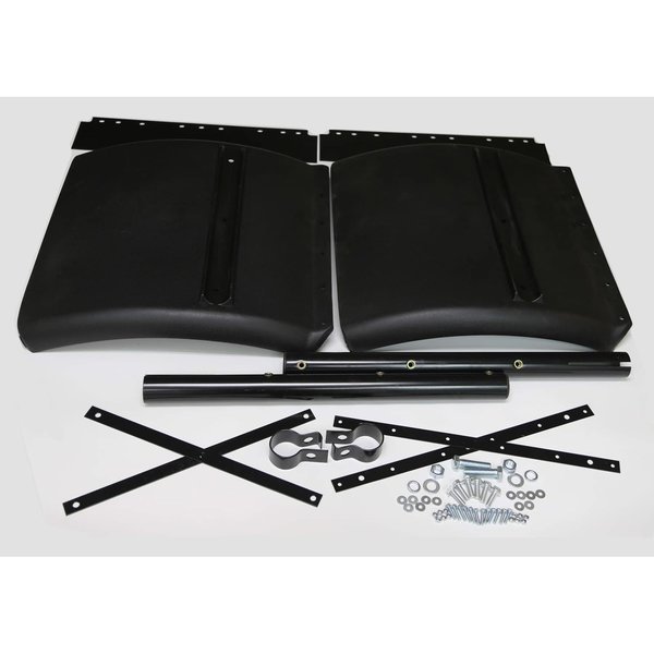 Global Industrial„¢ Heavy Duty Universal Mud Flap - 24X24, Boomerang Rubber, Mfr#: R2424A1-1.13275