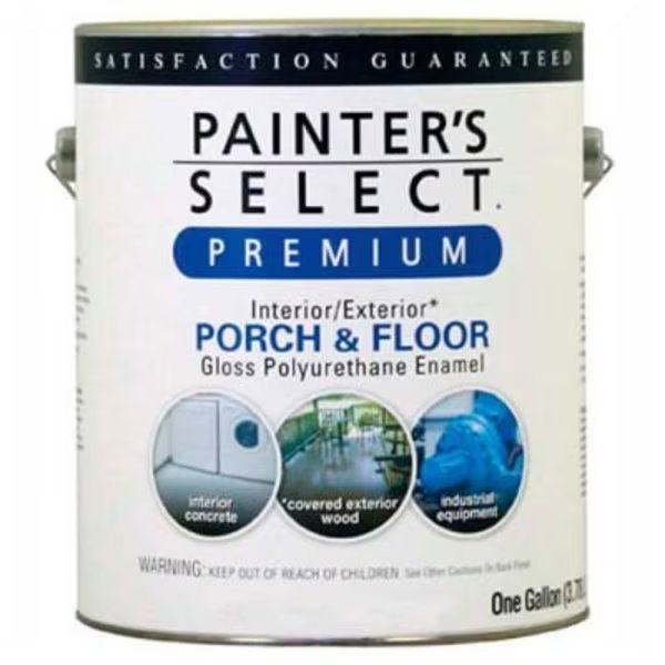 Painter's Select Porch & Floor Coating, Polyurethane Oil, Gloss Finish, Dark Gray, Gallon -, General Paint, Mfr#: 211128