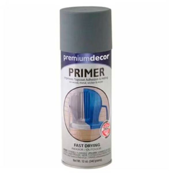 Premium Dcor Decorative Enamel Primer 12 oz. Aerosol Can, Gray - 792286, General Paint, Mfr#: 792286