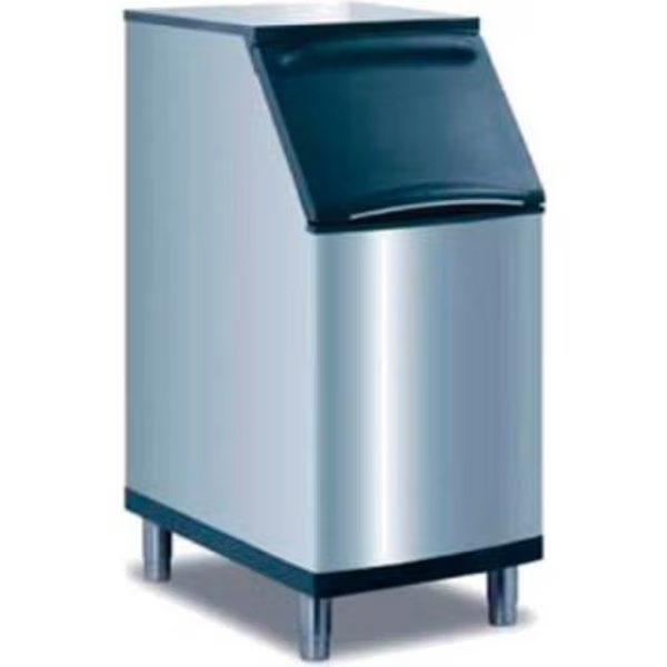 Ice Bin, Stainless Steel Exterior, Top-Hinged Front Opening Access Door, Manitowoc Ice, Mfr#: D-420