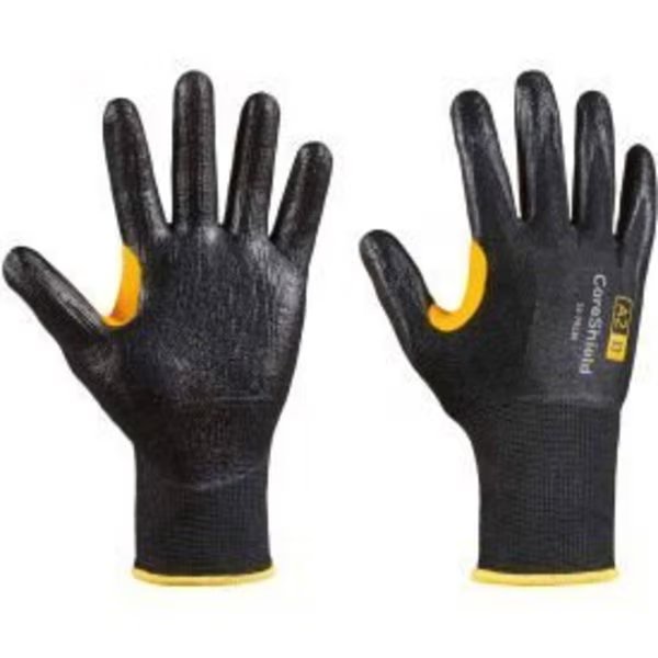 Coreshield, 13 Gauge Hppe Black Liner, Smooth Nitrile Black Coating, A2/B 4X42B A2, Honeywell North, Mfr#: 22-7913B/10XL