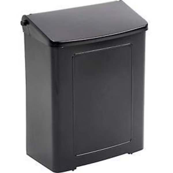 Impact SafeUse Plastic Sanitary Napkin Receptacle  Black, 1103, Impact Products, Mfr#: 1103