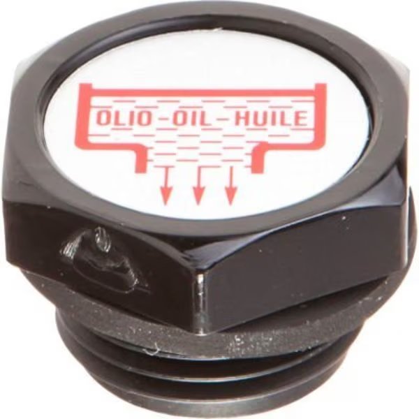 J.W. Winco 6312012 Nylon Plastic Threaded Plug with Drain Symbol - G 3/4" Pipe Thread, J.W. Winco, Mfr#: TO-32-G3/4-M-1