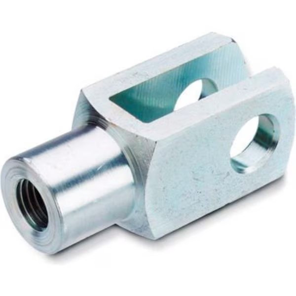 J.W. Winco GN 71752 Clevis Fork Joints, Inch Size, Steel, 5/16 x 24L, 1-7/8