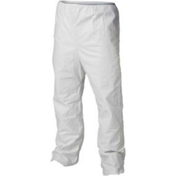 KeyGuard® Pants, Elastic Waist, Open Cuff, White, MD 50/Case, Keystone Safety, Mfr#: PANT-KG-MD
