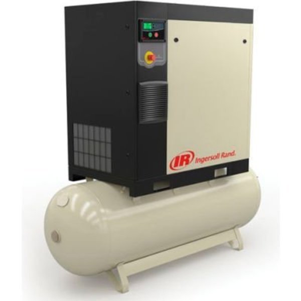 Ingersoll Rand R5.5i-TAS-115, 7.5HP, Rotary Screw Comp, 80 Gal, Horiz., 115 PSI, 27.5 CFM, 3PH 200V, Ingersoll Rand Co, Mfr#: R5.5i-TAS-115 200/3 80