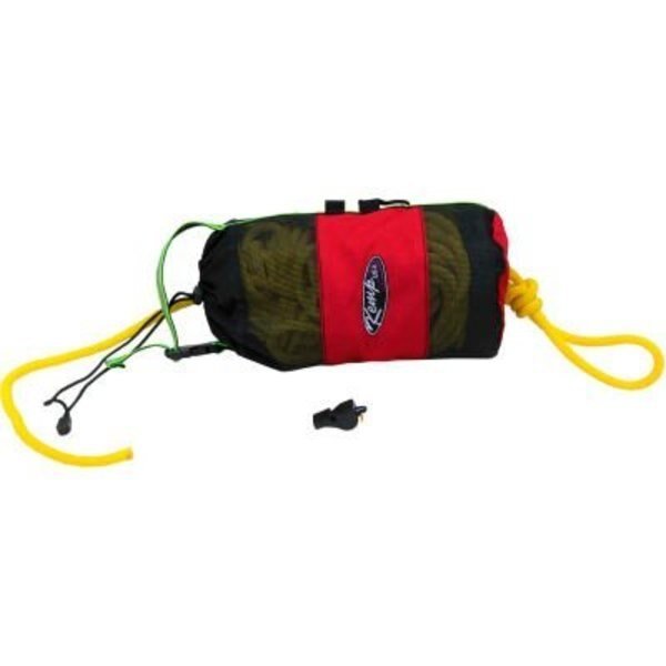 Kemp USA Red Throw Bag With 50' Yellow Rope With Kemp Bengal Safety Whistle, Kemp Usa, Mfr#: 10-228-50