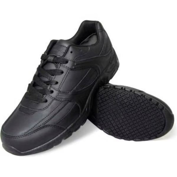 Genuine Grip® Men's Athletic Sneakers, Water and Oil Resistant, Size 10.5M, Black, Lfc, Llc, Mfr#: 1010-10.5M