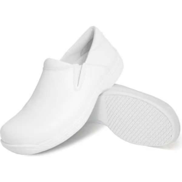 Genuine Grip® Men's Slip-on Shoes, Size 13M, White, Lfc, Llc, Mfr#: 4705-13M