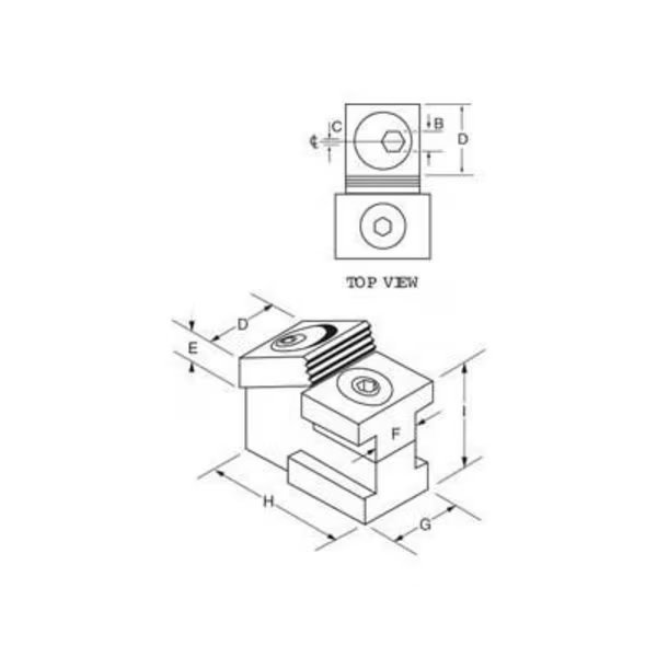 Mitee-Bite 52424 - Advant-Edge Clamps - 16mm - Made In USA, Mitee-Bite Products Llc, Mfr#: 52424